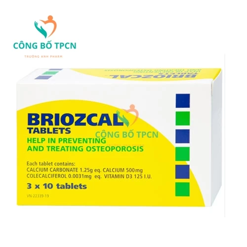 Briozcal - Thuốc phòng và điều trị loãng xương hiệu quả của Úc