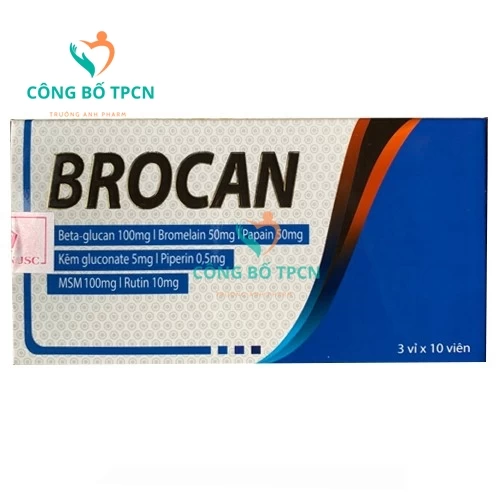 Brocan - Giúp hỗ trợ giảm sưng, phù nề hiệu quả của USA Pharma
