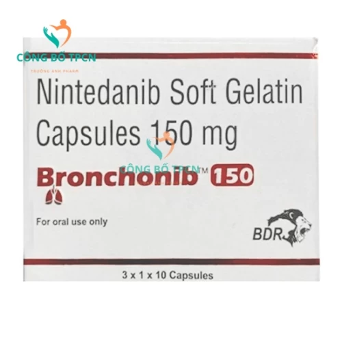 Bronchonib 150mg BDR - Thuốc điều trị xơ hóa phổi hiệu quả