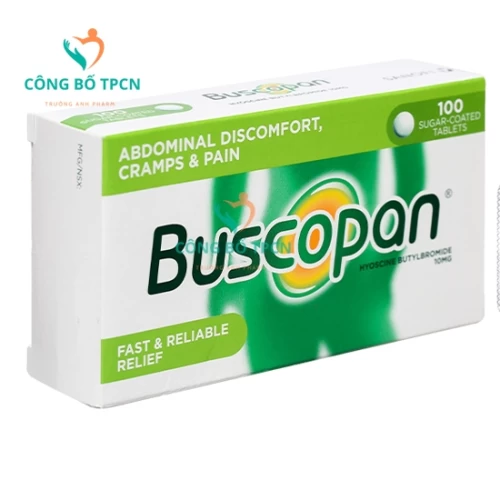 Buscopan 10mg (viên) - Thuốc điều trị co thắt đường tiêu hóa hiệu quả của Đức