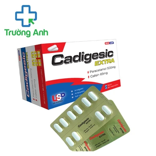 Cadigesic Extra USP (vỉ) - Thuốc giảm đau, hạ sốt, ngừa đau răng