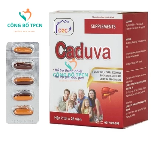 CQC Caduva - Hỗ trợ thanh nhiệt mát gan, giải độc gan