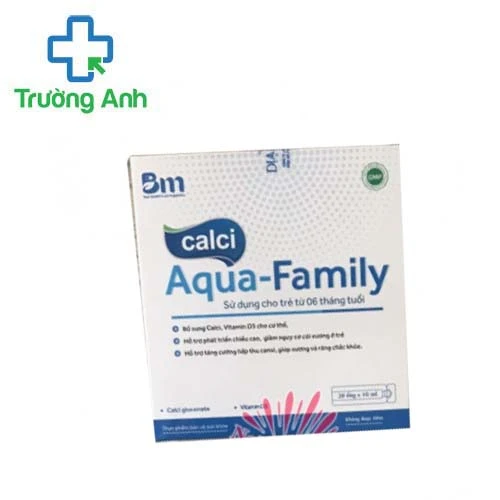 Calci Aqua - Family - Hỗ trợ phát triển chiều cao hiệu quả