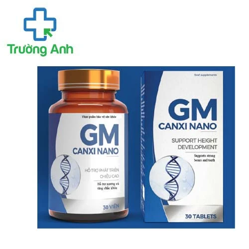Calci Nano GM - Hỗ trợ bổ sung canxi, vitamin D3 cho cơ thể