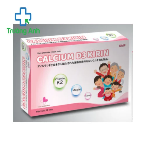 CALCIUM D3 KIRIN - Hỗ trợ phòng ngừa loãng xương