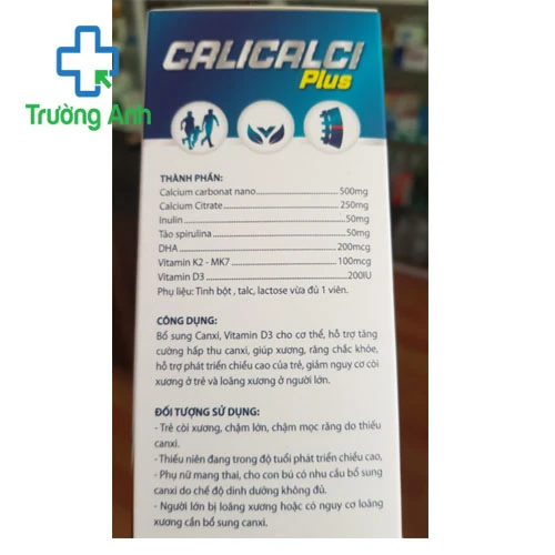 Calicalci Plus - Bổ sung canxi,vitamin d3 cho cơ thể