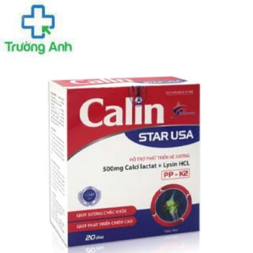 Calin StarUSA - Hỗ trợ phát triển hệ xương, phát triển chiều cao