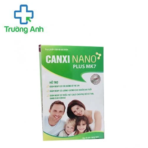 Canxi nano plus mk7 - Giúp tăng cường phát triển hệ xương