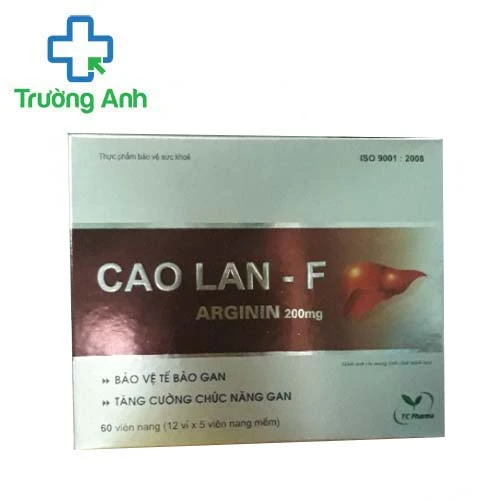 Cao lan-F - Hỗ trợ làm giảm triệu chứng về bệnh gan