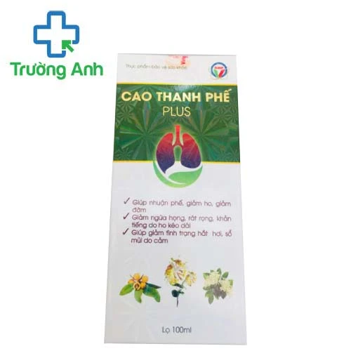 Cao thanh phế plus - Giúp nhuận phế giảm ho, giảm ngứa họng
