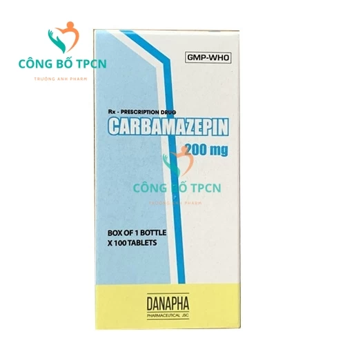 Carbamazepin 200mg Danapha - Thuốc điều trị bệnh động kinh hiệu quả