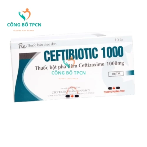 Ceftibiotic 1000 - Thuốc điều trị nhiễm khuẩn