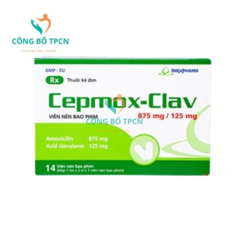 Imefed 875mg/125mg Imexpharm - Thuốc điều trị nhiễm khuẩn