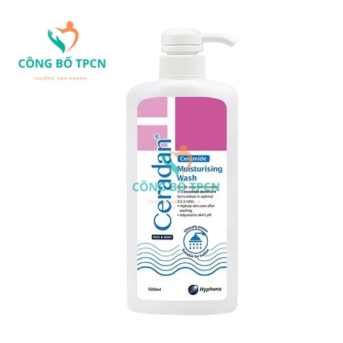 Ceradan Gentle Cleanser 500ml - Sữa rửa mặt và toàn thân giúp làm sạch
