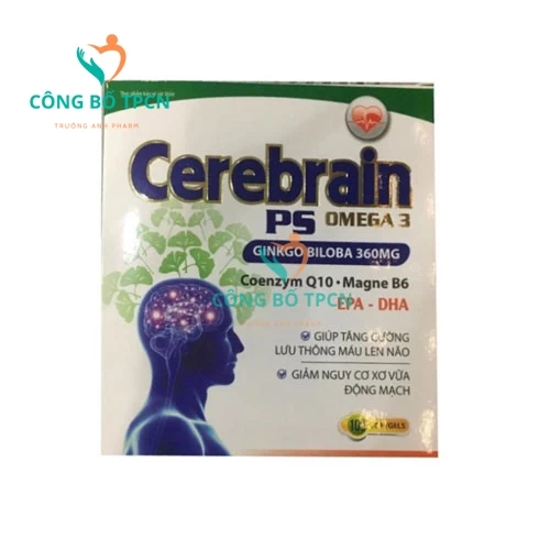 Cerebrain PS - Giúp tăng cường tuần hoàn não, cải thiện trí nhớ