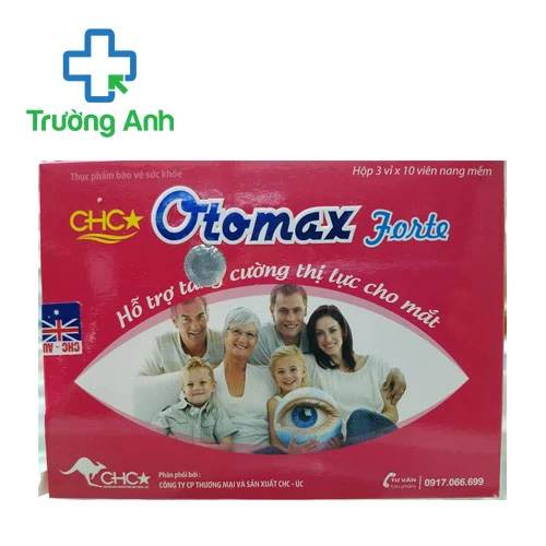 CHC Otomax Forte – Hỗ trợ tăng cường thị lực hiệu quả cho mắt