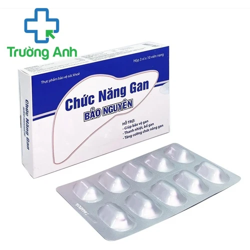 Chức năng gan Bảo Nguyên - Hỗ trợ điều trị bệnh lý về gan hiệu quả