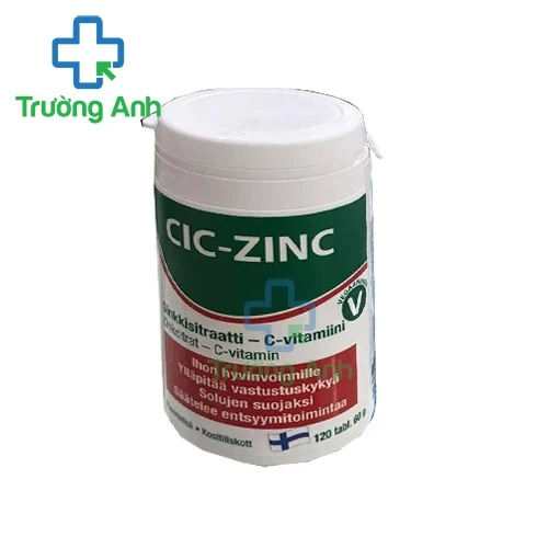 Cic-Zinc - Giúp bổ sung kẽm và vitamin C hiệu quả của Phần Lan