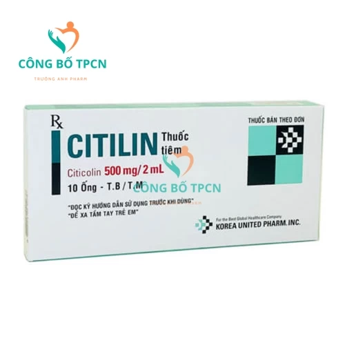 Citilin 500mg/2ml - Thuốc điều trị bệnh não cấp tính hiệu quả của Korea