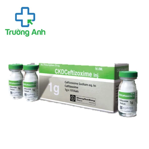 CKDCeftizoxime inj 1g - Thuốc điều trị nhiễm khuẩn hiệu quả của Hàn Quốc