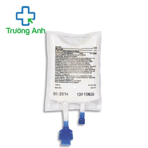 Clinoleic 20% Baxter - Nhũ tương tiêm truyền bổ sung lipid