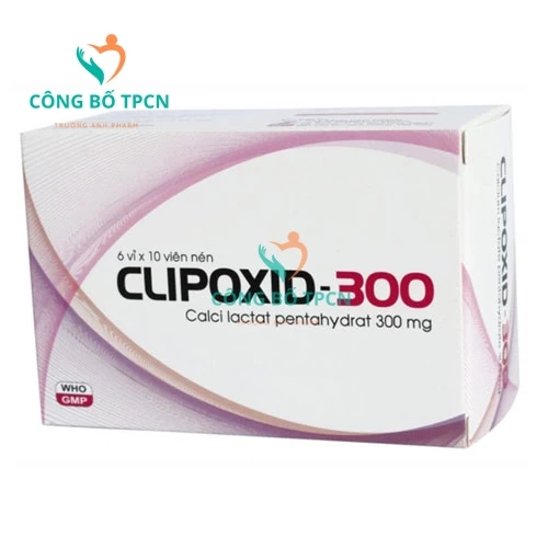 Clipoxid-300 - Thuốc bổ sung Calci cho xương chắc khỏe