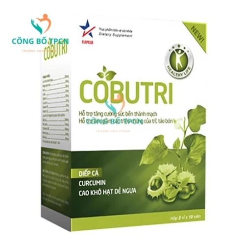 Cobutri - Giúp giảm triệu chứng của bệnh trĩ, táo bón hiệu quả