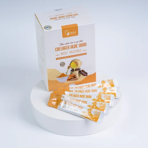 Collagen Nghệ Nano Mộc Hương - Làm sáng da và làm mờ vết thâm, nám