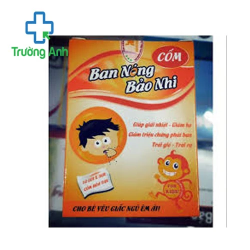 CỐM BẢO NHI - Giúp hạ sốt, tăng cường sức đề kháng