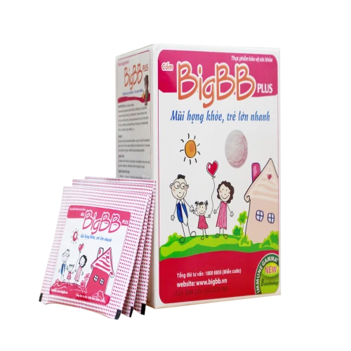 Cốm BigBB Plus - Hỗ trợ giảm ho đờm, sổ mũi, đau rát họng cho bé