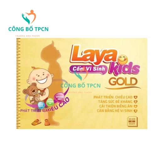 Cốm vi sinh Laya Kids Gold - Giúp phòng và trị rối loạn tiêu hóa