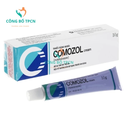 Comozol Cream 2% - Giúp điều trị hắc lào, lăng ben, nấm chân tay