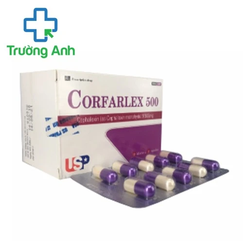 Corfarlex 500 (vỉ) - Thuốc điều trị nhiễm khuẩn hiệu quả