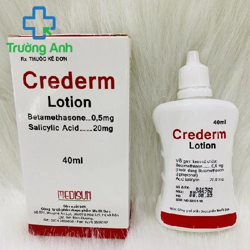 Crederm Lotion - Kem bôi điều trị viêm da hiệu quả của Me Di Sun