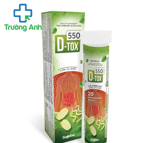 D-Tox 550 - Giúp nhuận tràng giảm táo bón hiệu quả
