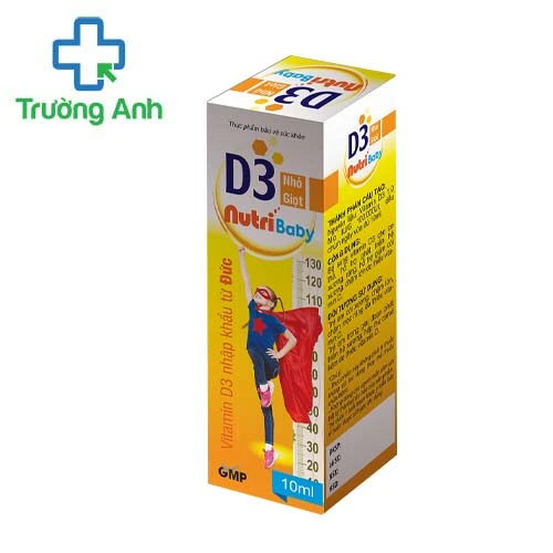 D3 nhỏ giọt Nutribaby - Giúp bổ sung vitamin D3 cho cơ thể