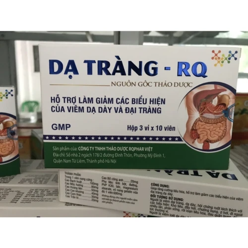 Dạ Tràng RQ - Hỗ trợ điều trị viêm đại tràng cấp và mãn tính