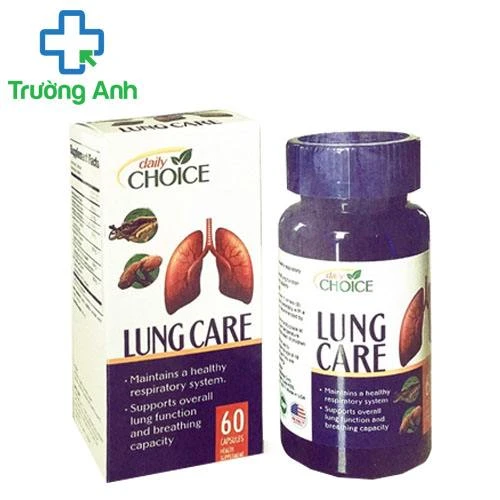 Daily Choice lung care - Tăng cường chức năng phổi hiệu quả