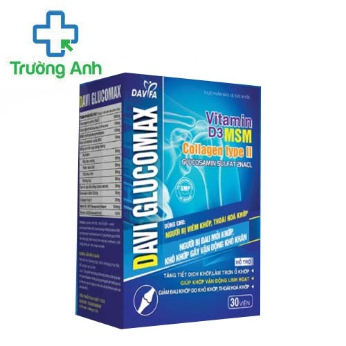  Davi Glucomax - Hỗ trợ tăng tiết dịch khớp, làm trơn ổ khớp