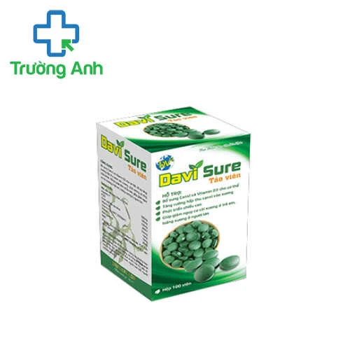 Davi Sure Tảo Viên - Giúp bổ sung Canxi và Vitamin D3 cho cơ thể