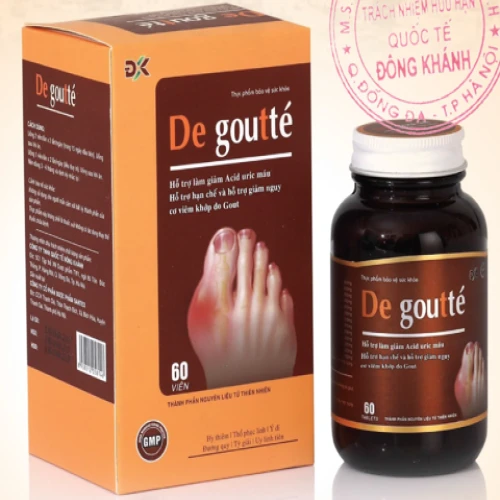 De Goutté - Hỗ trợ làm giảm acid uric máu hiệu quả
