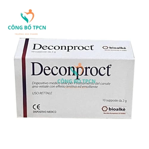Deconproct - Giúp điều trị bệnh trĩ, viêm hậu môn, viêm trực tràng