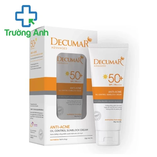 Decumar Advanced 50SPF/PA++++ - Kem chống nắng giúp bảo vệ nuôi dưỡng da hiệu quả
