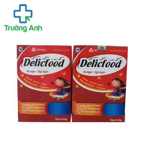 Delicfood Ăn ngon – Ngủ ngon - Bổ sung kẽm, lysin và vitamin