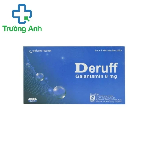 Deruff 8mg Davipharm - Điều trị triệu chứng sa sút trí tuệ