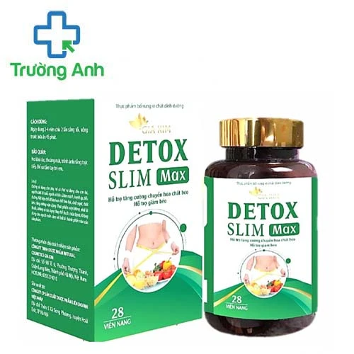 DetoxSlim Max - Giúp giảm mỡ máu tích tụ ở tế bào