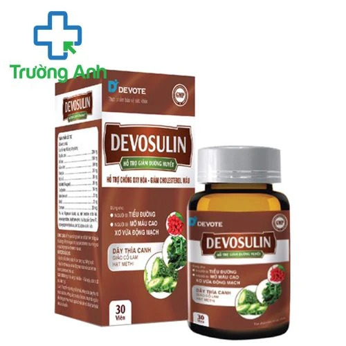 Devosulin - Hỗ trợ chống oxy hóa, giúp giảm cholesterol máu