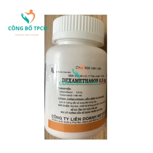 Dexamethason 0,5mg Meyer - Thuốc chống viêm hiệu quả