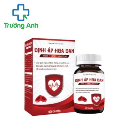 Định Áp Hoa Đan - Giúp giảm cholesterol, tăng sức bền thành mạch
