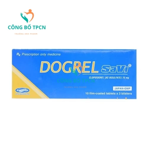 Dogrel SaVi 75mg - Thuốc điều trị xơ vữa động mạch hiệu quả